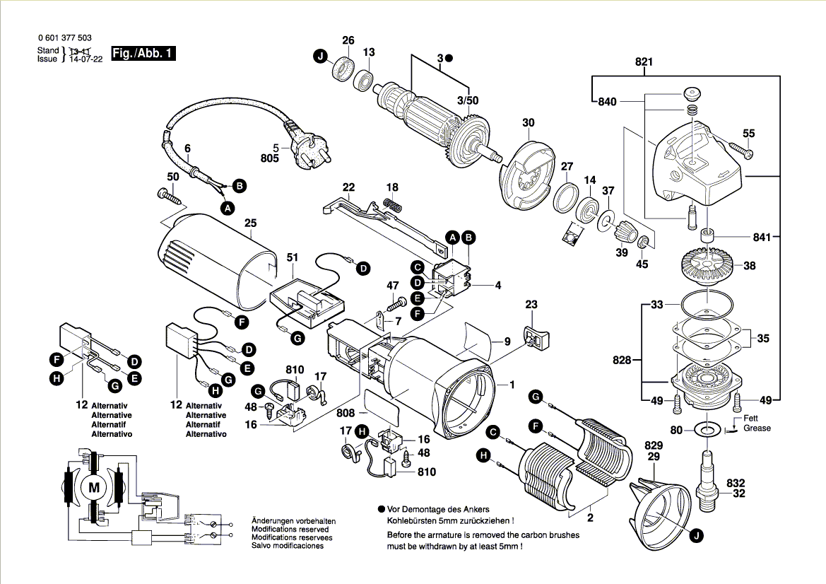 New Genuine Bosch 1607233140 Speed governor
