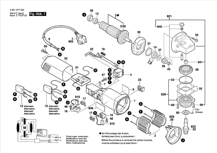New Genuine Bosch 1607233140 Speed governor