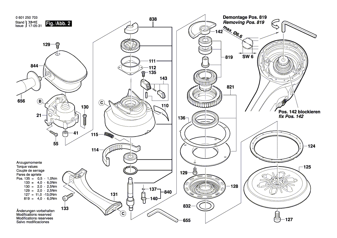 New Genuine Bosch 1607233167 Speed governor