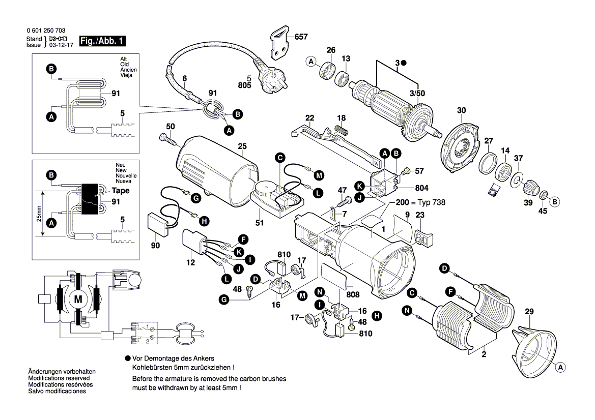 New Genuine Bosch 1607233167 Speed governor