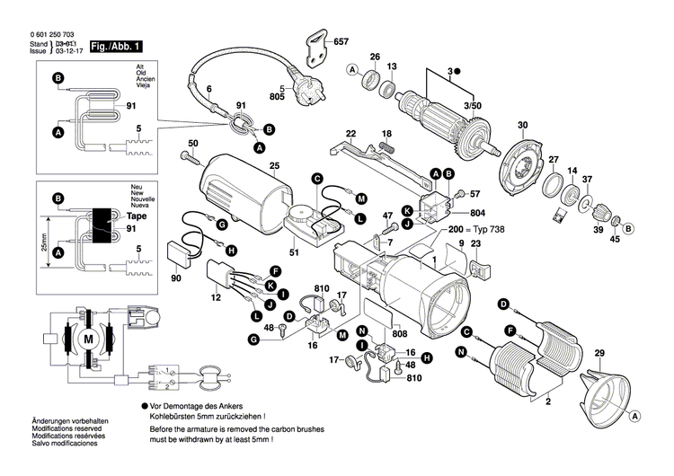 New Genuine Bosch 1607233167 Speed governor