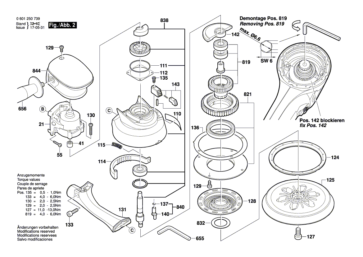 New Genuine Bosch 1607233168 Speed governor