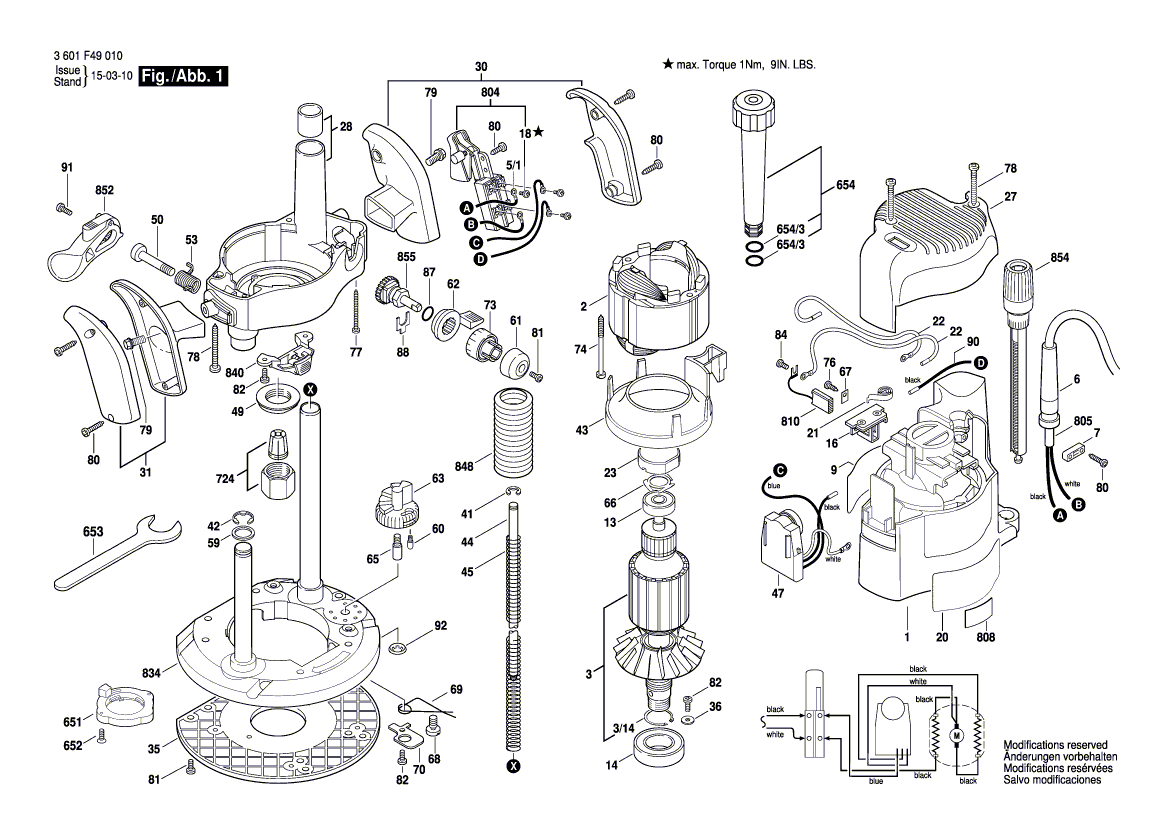 New Genuine Bosch 1607233176 Speed governor