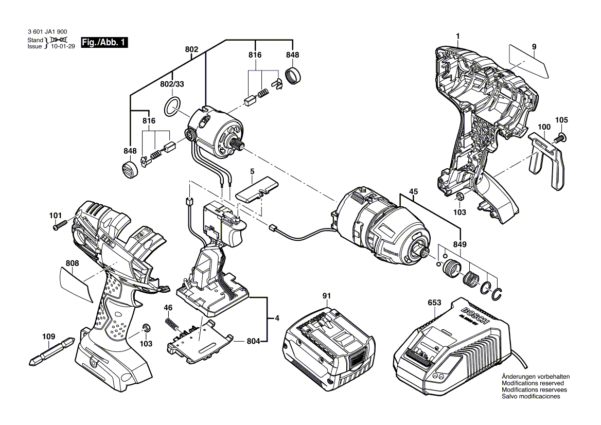 New Genuine Bosch 1607233350 Electronic Assembly