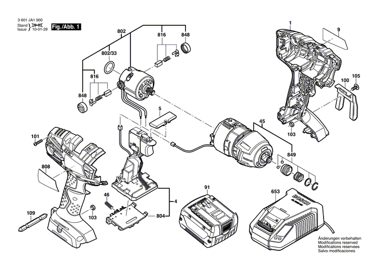 New Genuine Bosch 1607233350 Electronic Assembly
