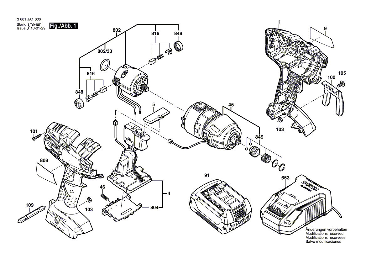 New Genuine Bosch 1607233351 Electronic Assembly