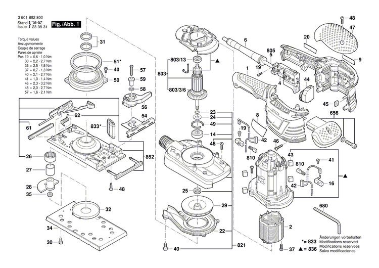New Genuine Bosch 1607233557 Speed governor