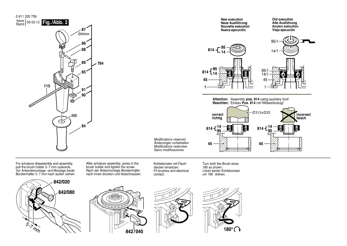 New Genuine Bosch 16072335CW Speed governor