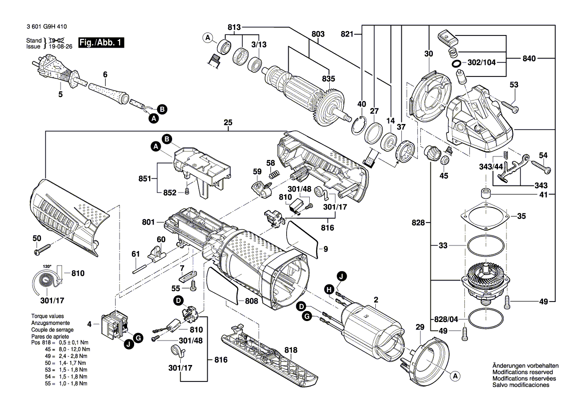 New Genuine Bosch 16072335DN Speed governor