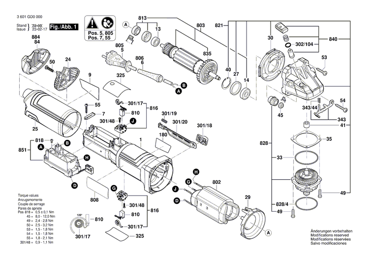New Genuine Bosch 16072335HB Speed governor