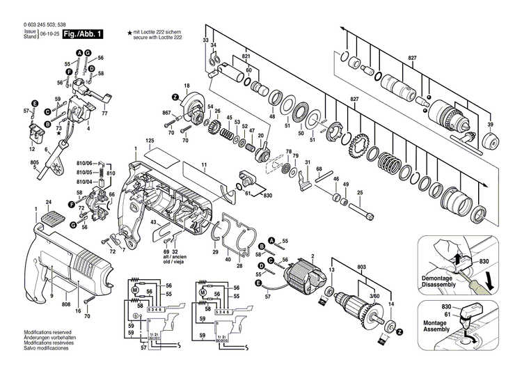 New Genuine Bosch 1607328040 Suppression Filter