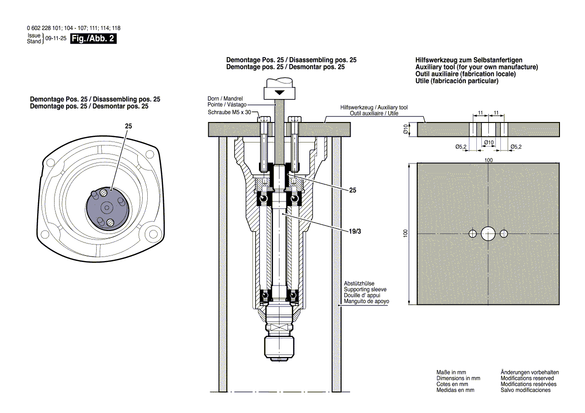 New Genuine Bosch 1607950001 Offset Screwdriver