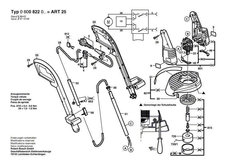 New Genuine Bosch 1608040113 Support clamp
