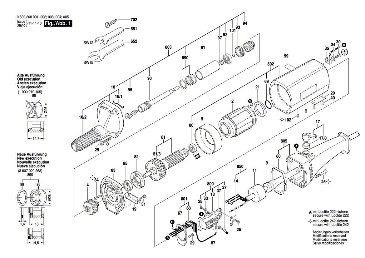 New Genuine Bosch 1608570025 Collet