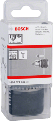 New Genuine Bosch 1608571048 Keyed Drill Chuck For rotary drills/drivers, For