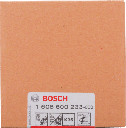 New Genuine Bosch 1608600233 Conical Cup Wheel for Metal For large angle