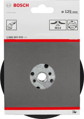 New Genuine Bosch 1608601033 Backing Pads M14, soft For small angle grinders