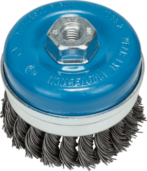 New Genuine Bosch 1608614001 Heavy for Metal Wire Cup Brush, Knotted Wire For