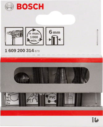 New Genuine Bosch 1609200314 Freehand Router Bit Set, 4-Pieces For rotary