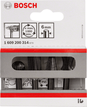 New Genuine Bosch 1609200314 Freehand Router Bit Set, 4-Pieces For rotary