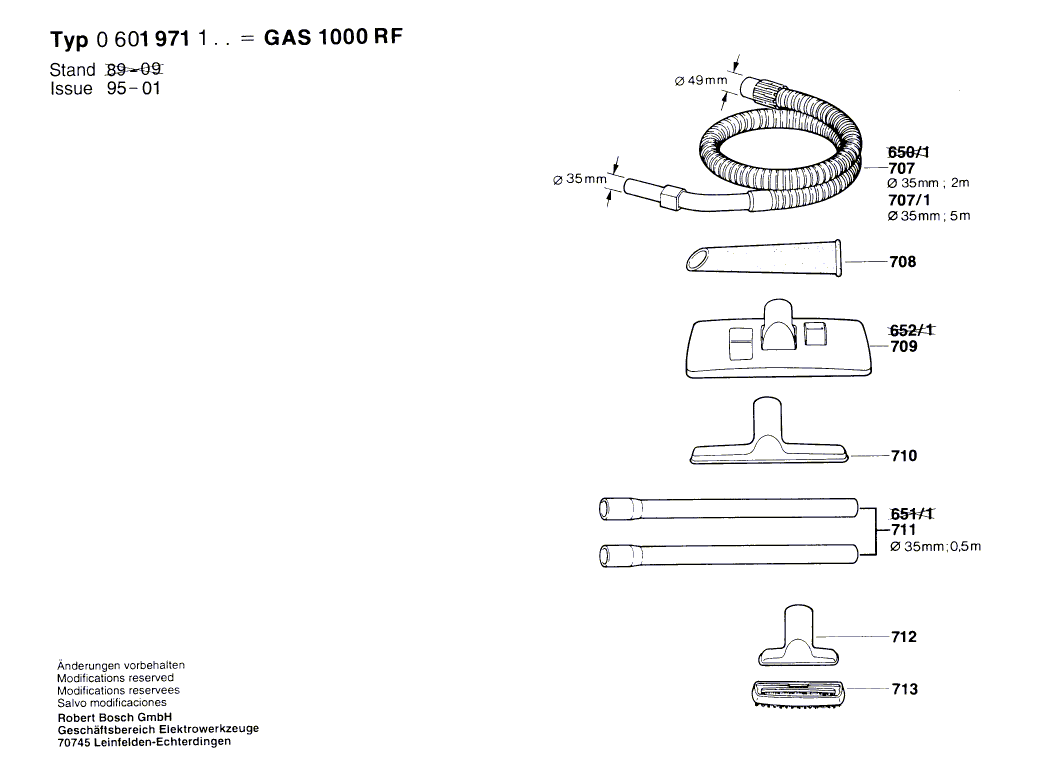 New Genuine Bosch 1609201655 Seal Ring