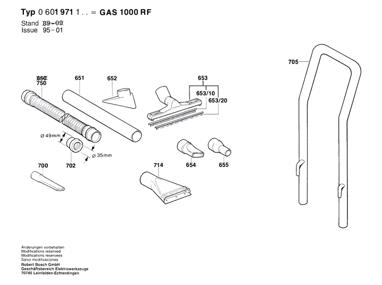 New Genuine Bosch 1609201655 Seal Ring