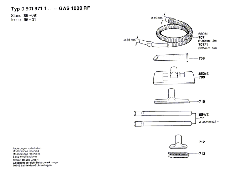 New Genuine Bosch 1609201666 Air-Deflector Ring