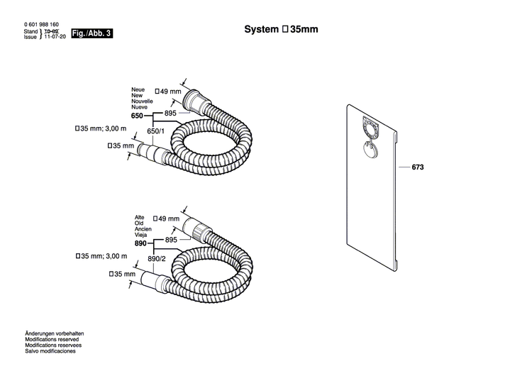 New Genuine Bosch 1609201669 Seal Ring