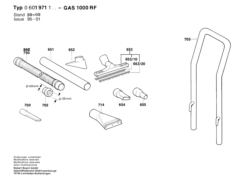 New Genuine Bosch 1609201676 Seal Ring