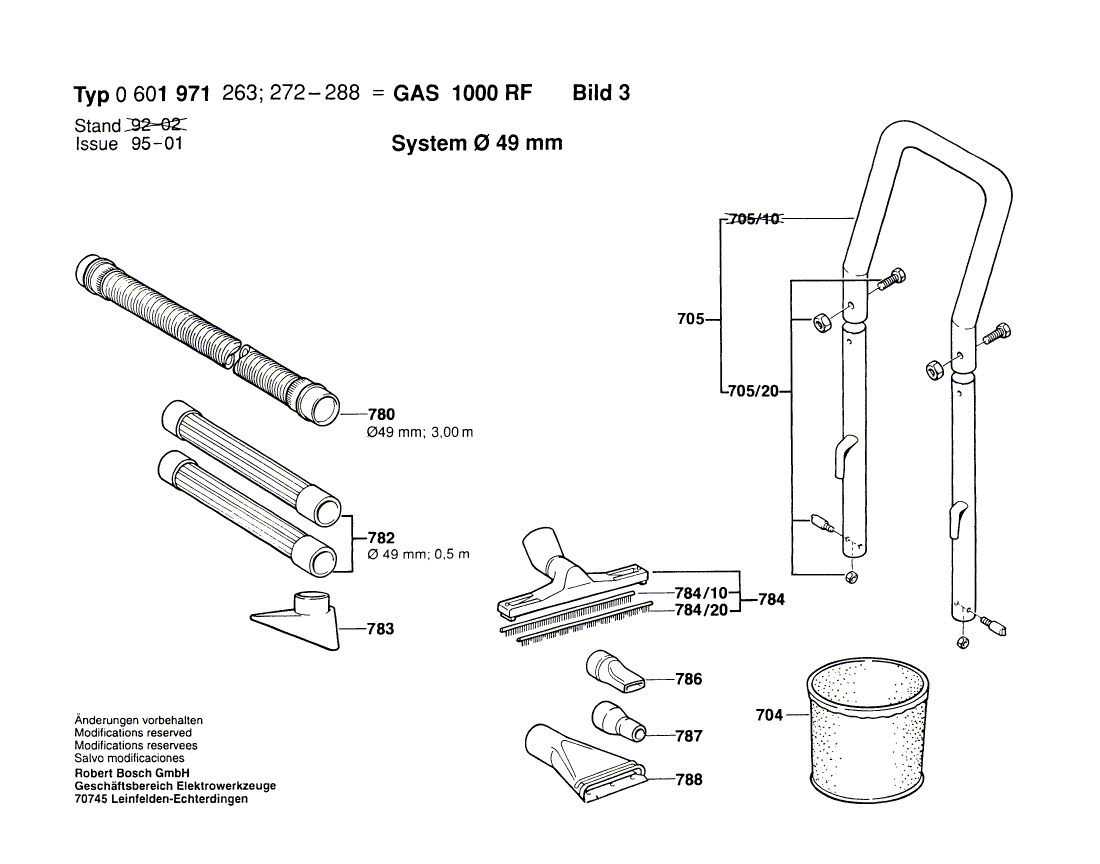New Genuine Bosch 1609201684 Suction Basket