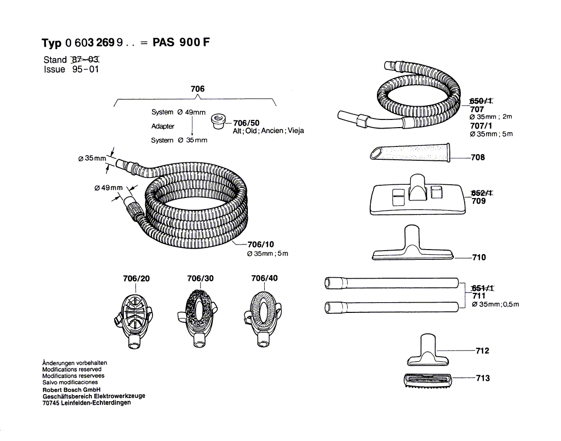 New Genuine Bosch 1609201706 On-Off Switch