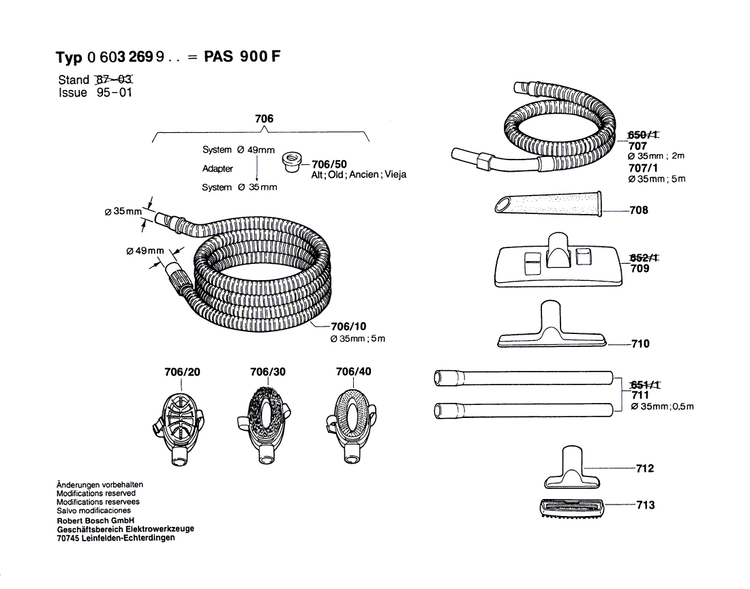 New Genuine Bosch 1609201706 On-Off Switch