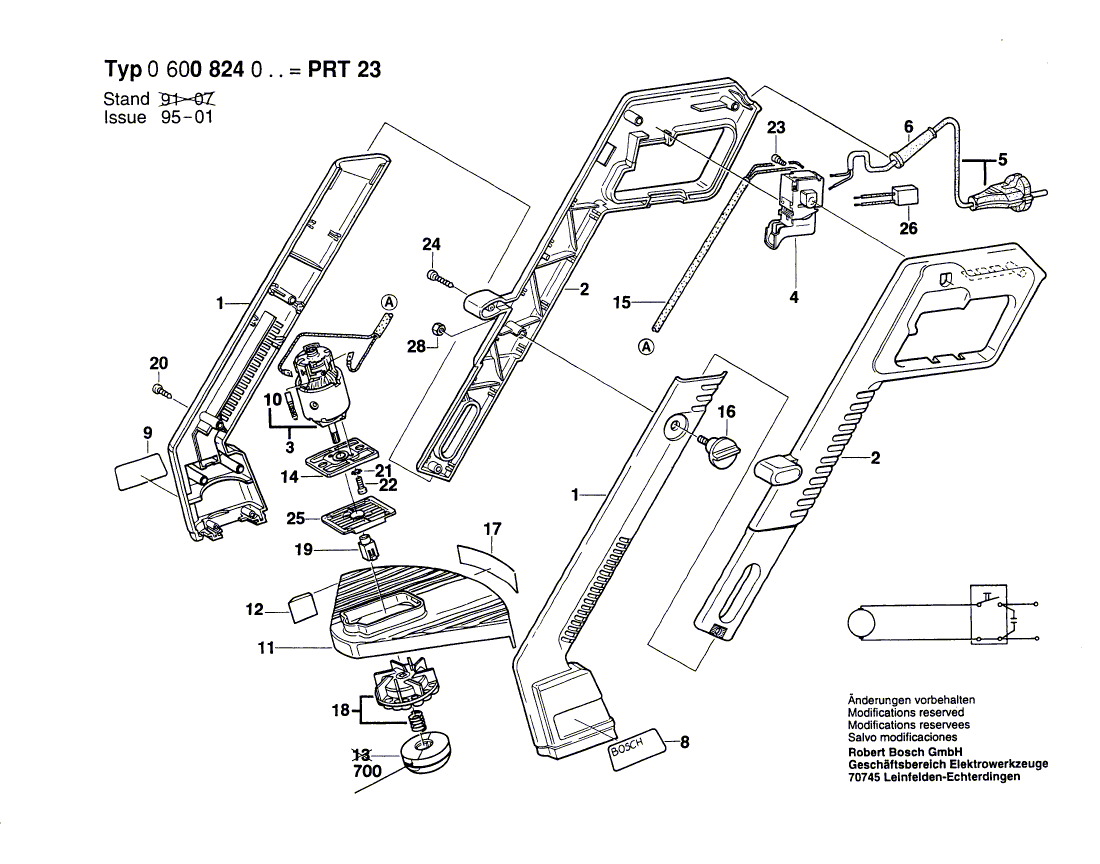 New Genuine Bosch 1609202319 Insulating Plate
