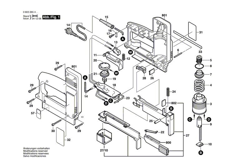 New Genuine Bosch 1609202585 Straight Pin