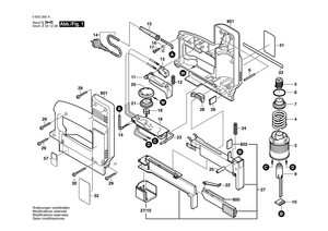 New Genuine Bosch 1609202592 Cable Clip