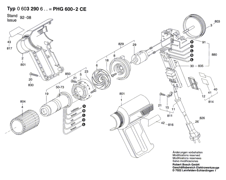 New Genuine Bosch 1609202615 Housing Section