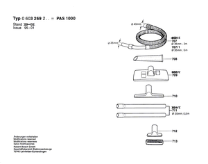 New Genuine Bosch 1609202695 Suction Blower