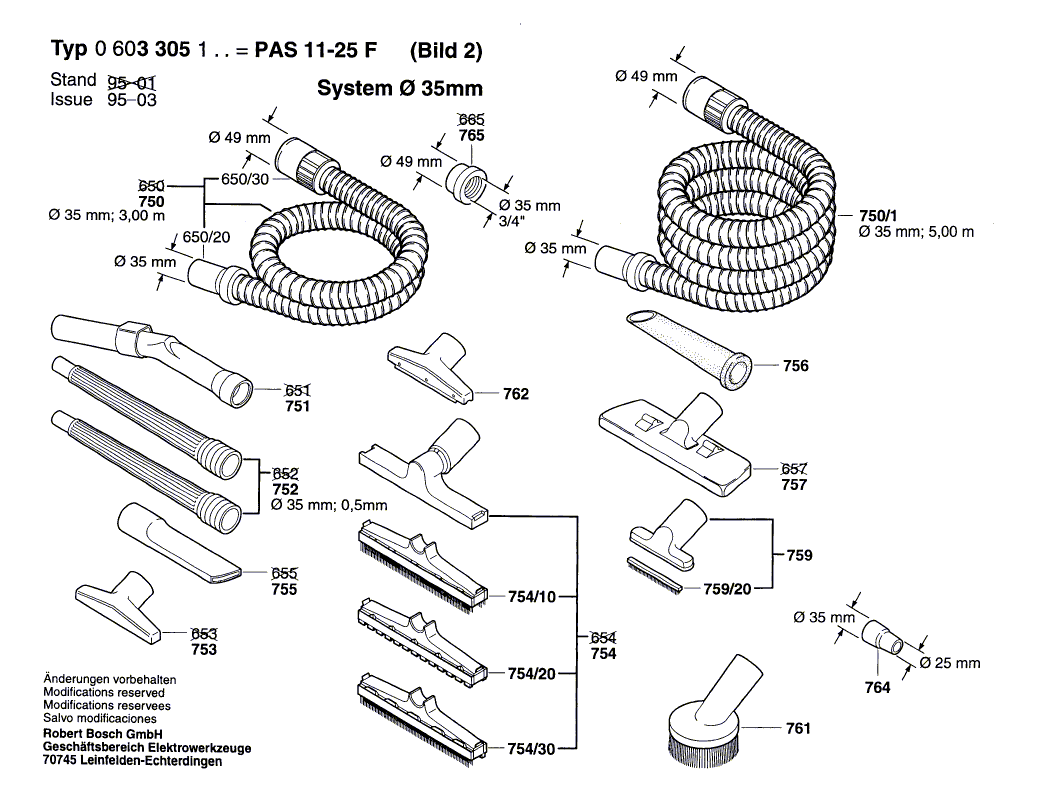 New Genuine Bosch 1609202698 Intermediate housing