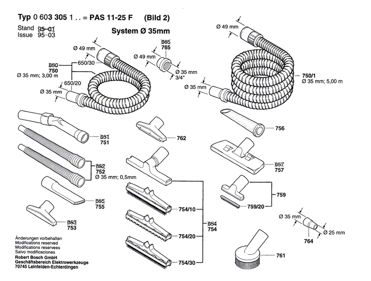 New Genuine Bosch 1609202698 Intermediate housing