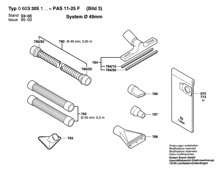 New Genuine Bosch 1609202698 Intermediate housing