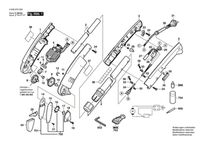 New Genuine Bosch 1609203567 Push-Button