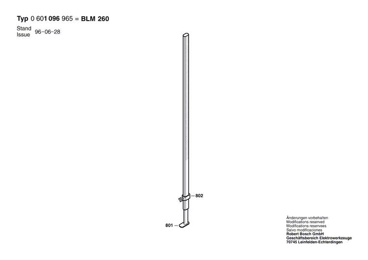New Genuine Bosch 1609203632 Base Plate