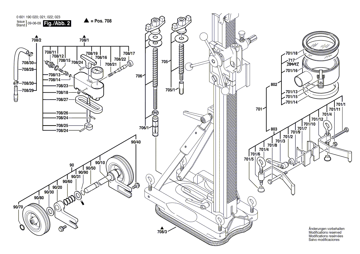 New Genuine Bosch 1609203693 Guide Component