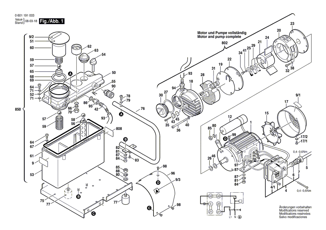 New Genuine Bosch 1609203799 Sealing disk