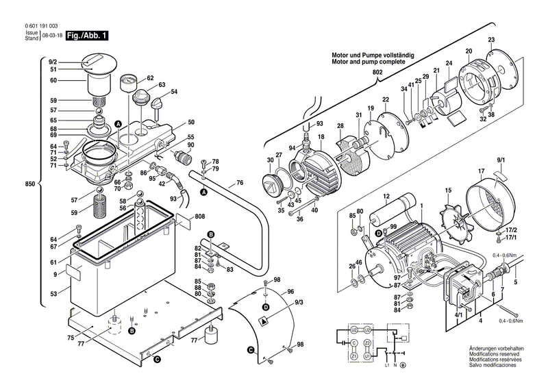 New Genuine Bosch 1609203799 Sealing disk