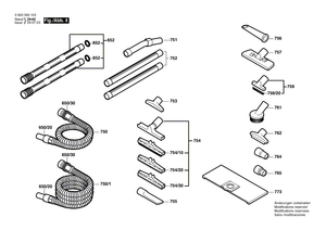 New Genuine Bosch 1609203A53 Retaining snap ring