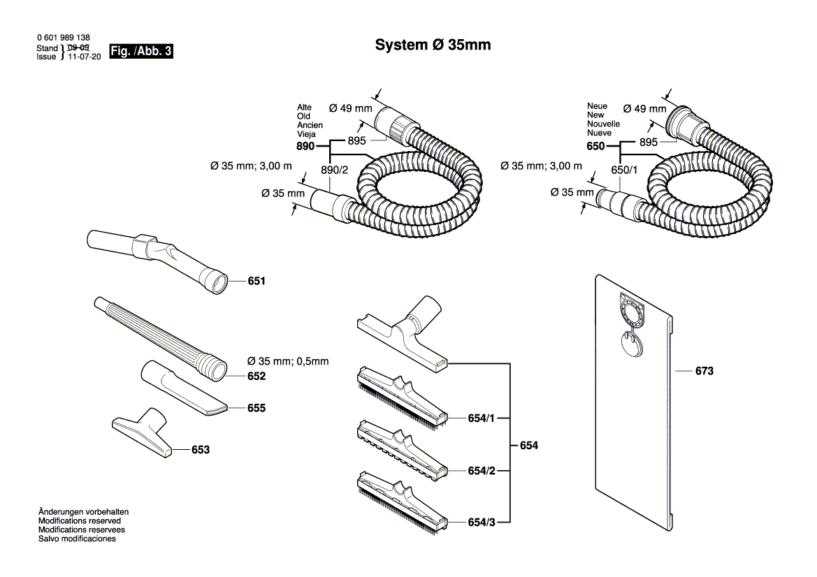 New Genuine Bosch 1609203B13 Seal Ring