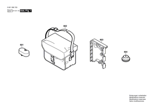 New Genuine Bosch 1609203C11 Battery Cover