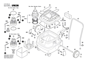 New Genuine Bosch 1609203C38 Front Shield