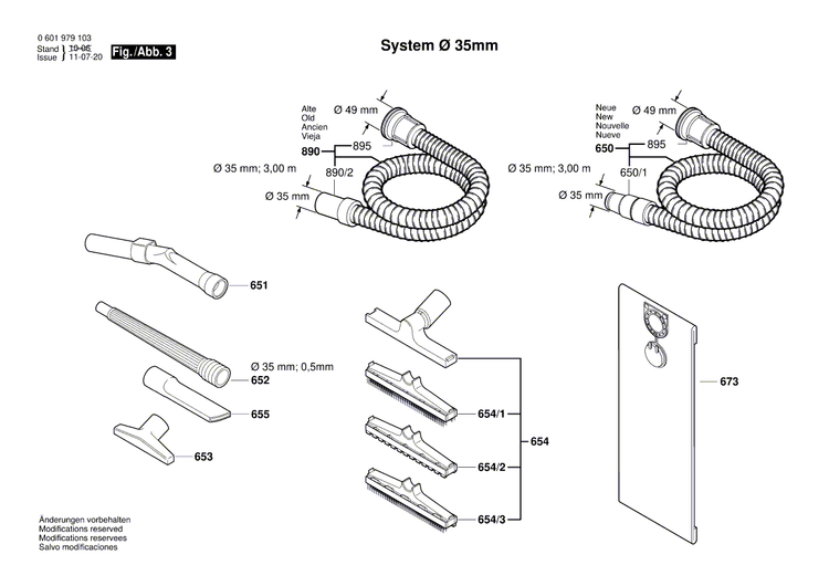 New Genuine Bosch 1609203C47 Attachment Vibrator